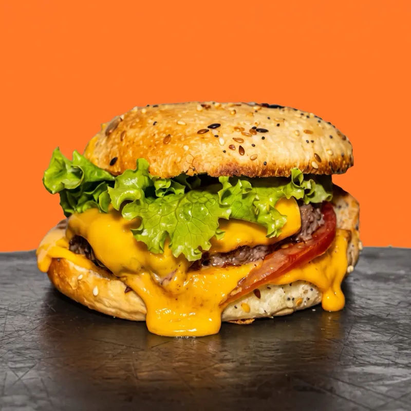 Cheeseburger maison fondant, Chez Magda