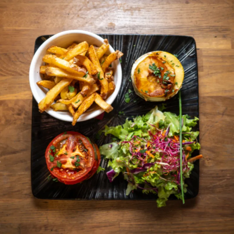 Assiette végétarienne, Chez Magda